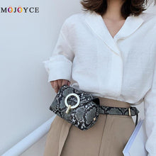 Load image into Gallery viewer, Fashion Snake Print Belt Bag