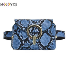 Load image into Gallery viewer, Fashion Snake Print Belt Bag