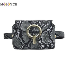 Load image into Gallery viewer, Fashion Snake Print Belt Bag