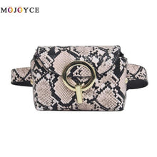 Load image into Gallery viewer, Fashion Snake Print Belt Bag