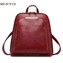 Load image into Gallery viewer, Vintage Oil Wax Leather Backpack Women