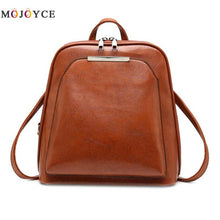 Load image into Gallery viewer, Vintage Oil Wax Leather Backpack Women